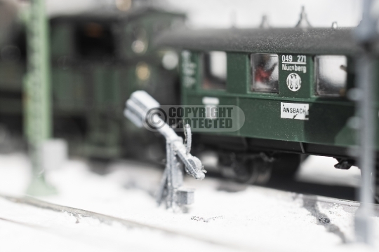 Wintermodellbahn in Spur N